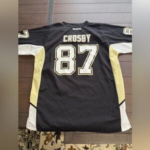 NHL Hockey Sidney Crosby Jersey Pittsburgh Penguins Youth L / XL 87